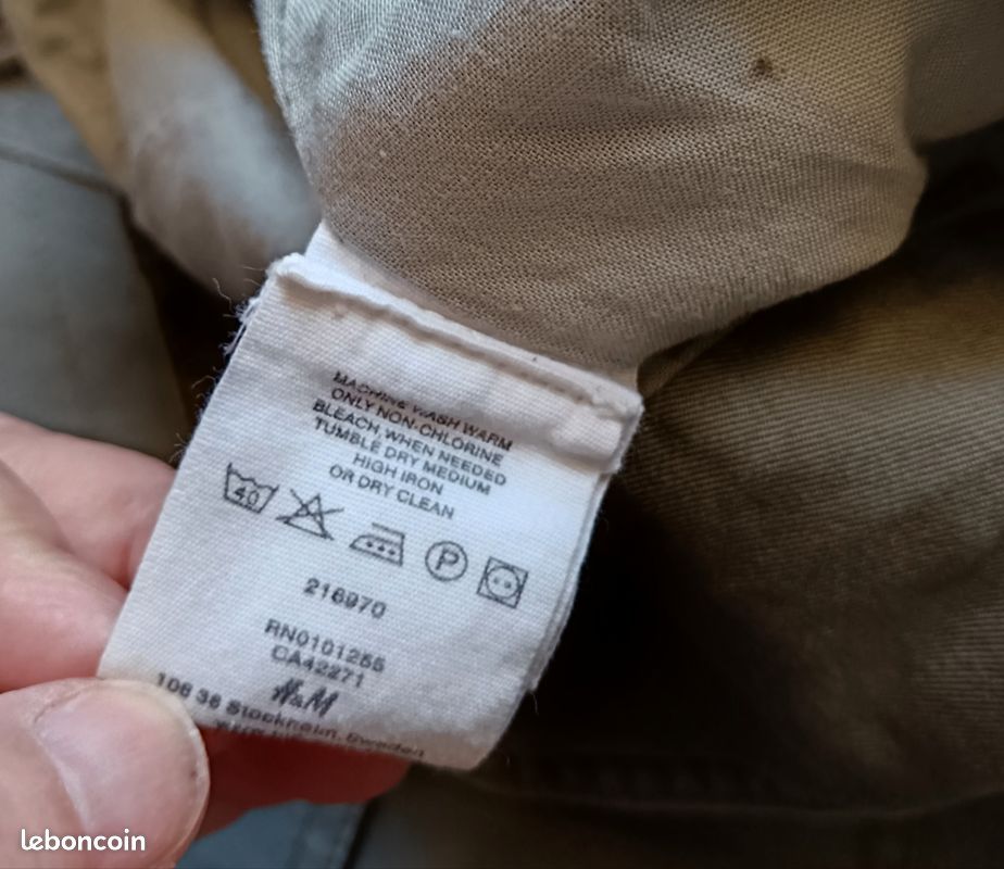 Veste H&M Bleue Taille M - Style Abaya Midi - Occasion Très Bon état