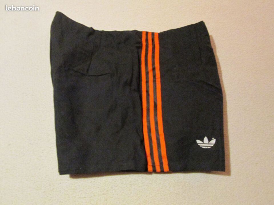 Short De Sport Vintage Adidas VENTEX Années 70 - Fabriqué En France - Taille L/XL - Neuf Sans Étiquette