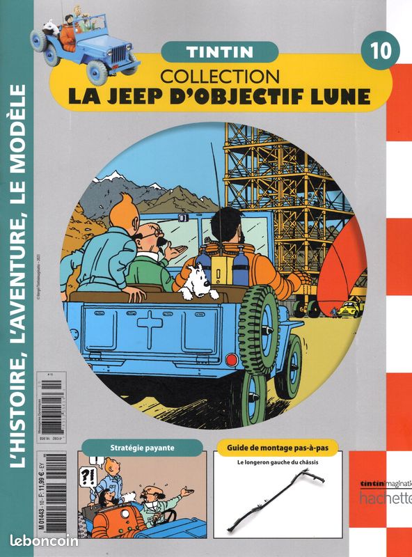 Le longeron gauche du châssis de la jeep d’objectif lune – fascicule n° 10 (image 5)