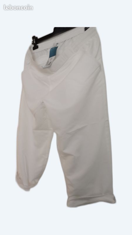 Pantacourt blanc intersport T 44 blanc (image 1)