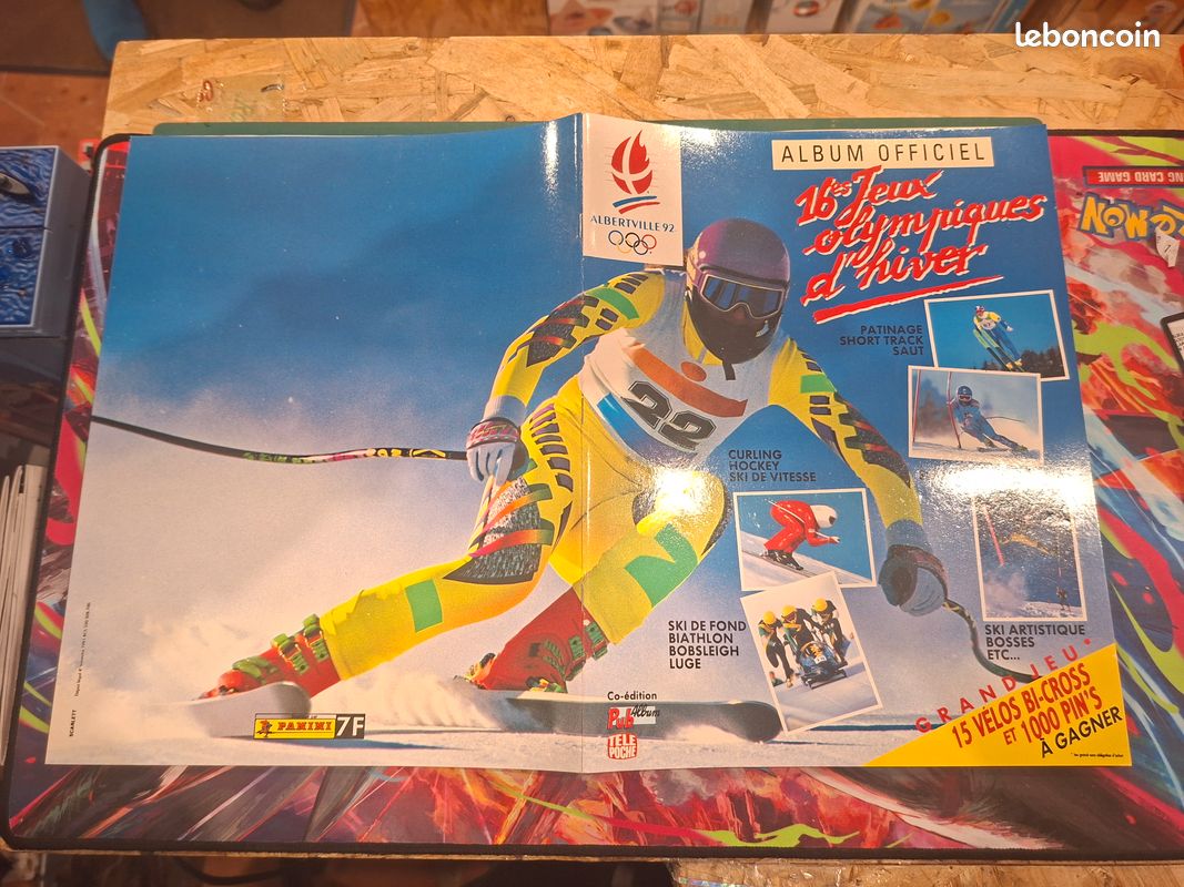 Bloc 10 timbres JO Jeux Olympiques d'hiver Albertville 1992 - Collection