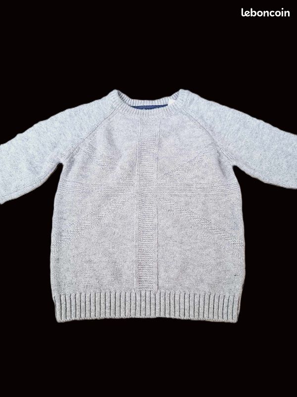 T-shirt Okaidi Garçon 8 Ans - Blanc, Manches Courtes, Coton, Motif Patineur