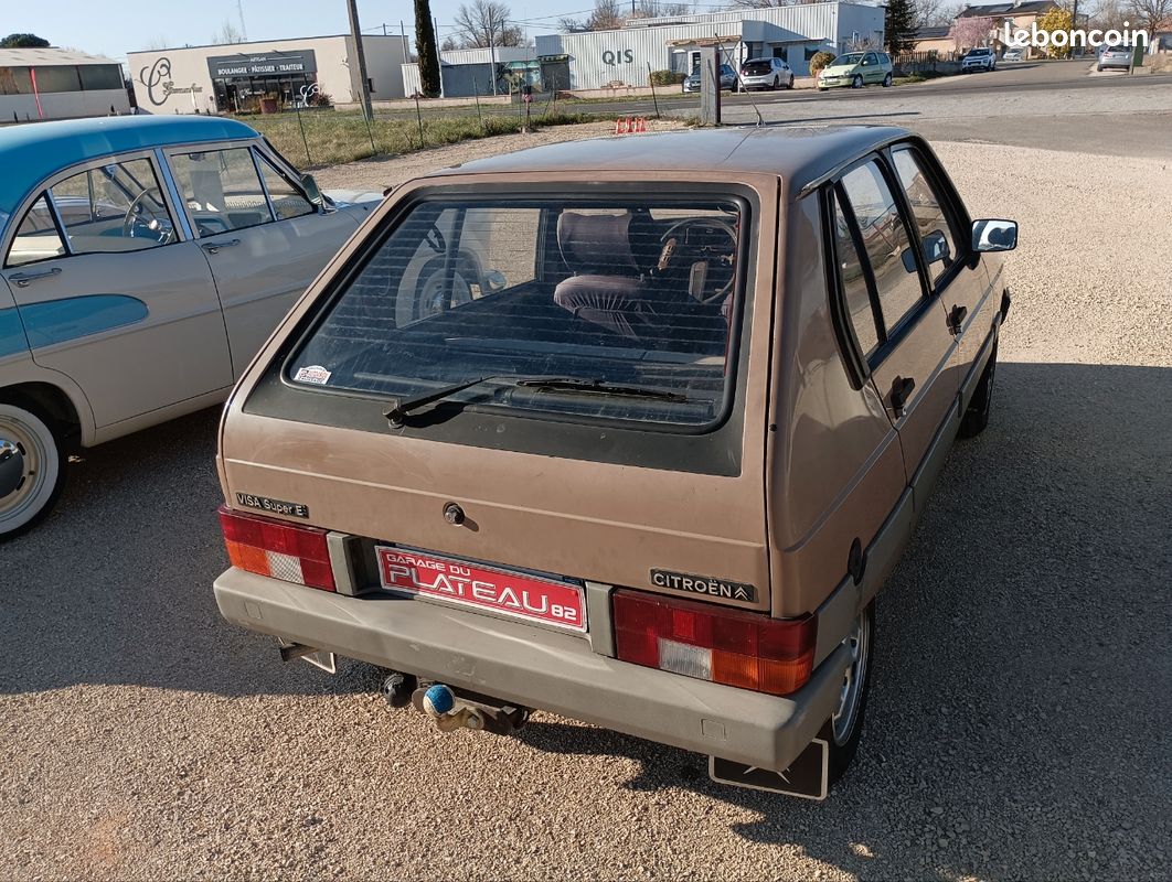 Citroën visa super e 1.1 49ch 5cv bvm4 KLM 73600 (image 2)