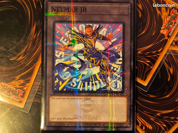neymar yugioh card X YU-GI-OH!! Neymar obtiene su propia tarjeta de Yu-Gi-Oh, El crossover ve al futbolista brasileo convertirse en el Mago Oscuro. As mismo se convierte en el primer deportista en colaborar con Carte Yu-Gi-Oh Token Neymar YCS