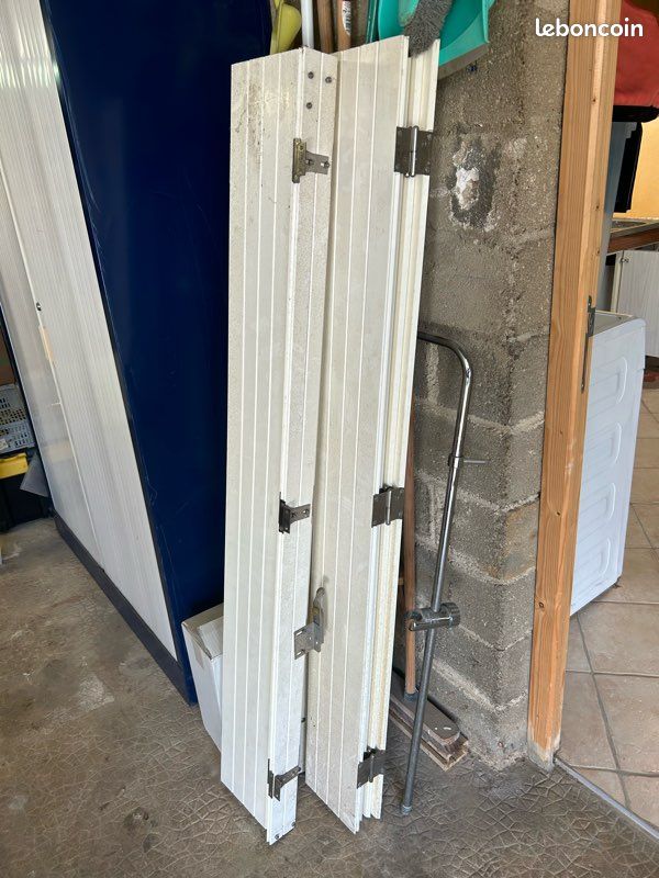 2 paires de volets pliables pvc (image 1)