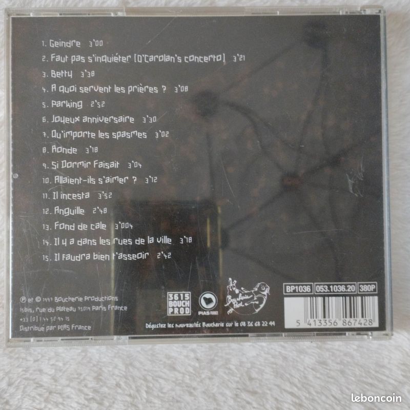 CD Alors... De Pigalle, Boucherie Productions (image 2)