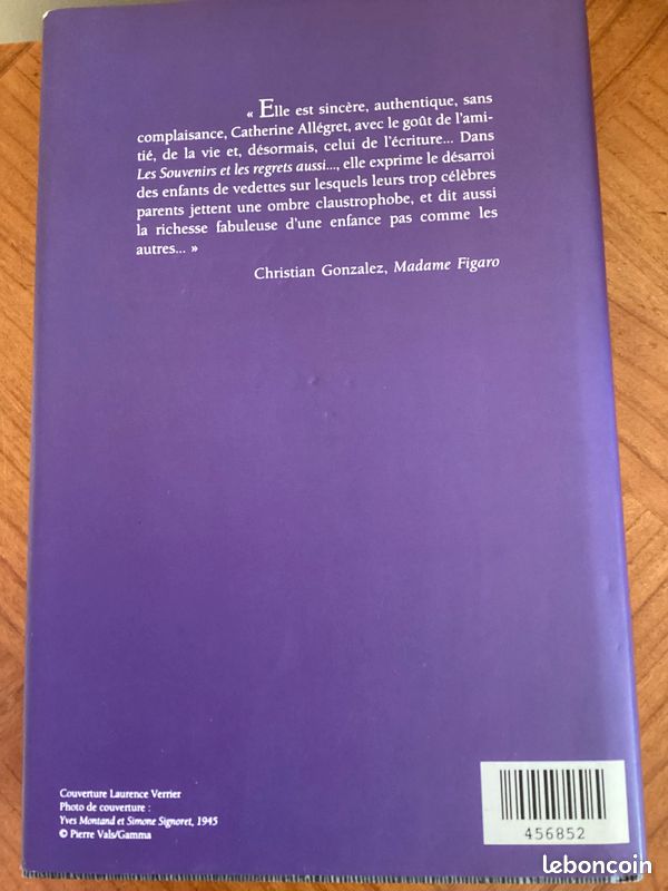 Livre dedicacé, Catherine Allegret (image 3)