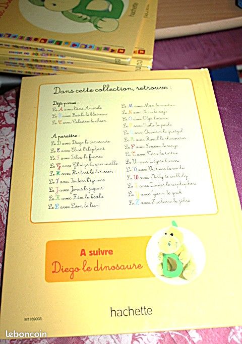 Lot de 9 livres de la série Mon alphabet des animaux du A au I (zoe24) (image 7)