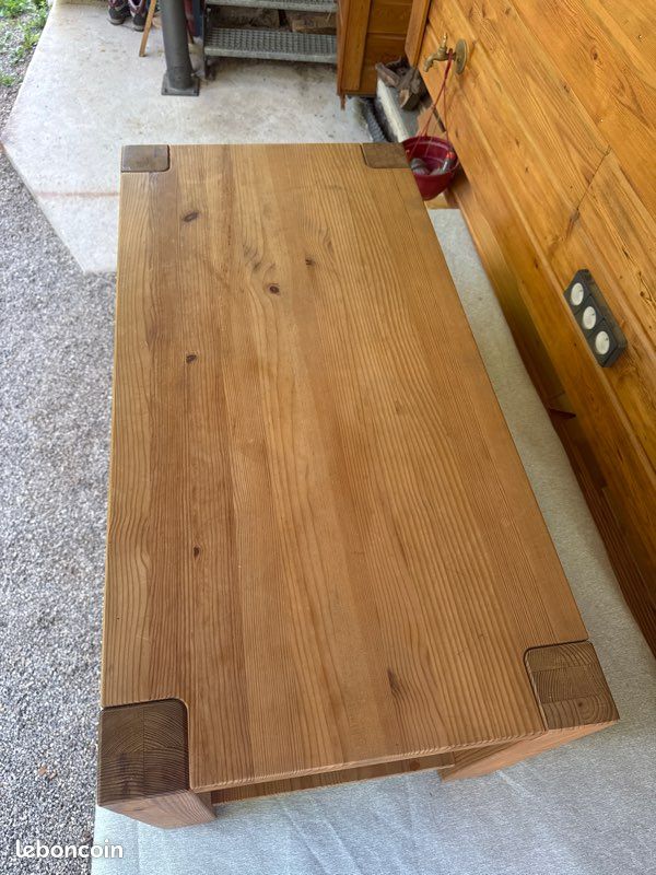 Table basse Pin 🌲 Massif " Cocktail Scandinave " (image 3)