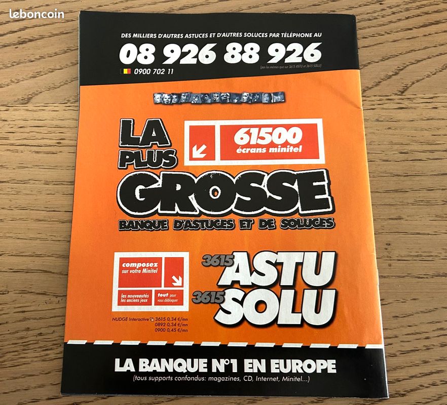 Magazine Consoles + Plus Soluces - Supplément N°126 - PlayStation 1 - Bon état