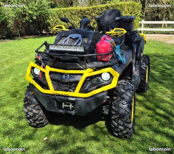 Quad can am 100 outlander xxc XT-P 2 places homologué route ( échange possible voiture , moto , harley ) (image 1)