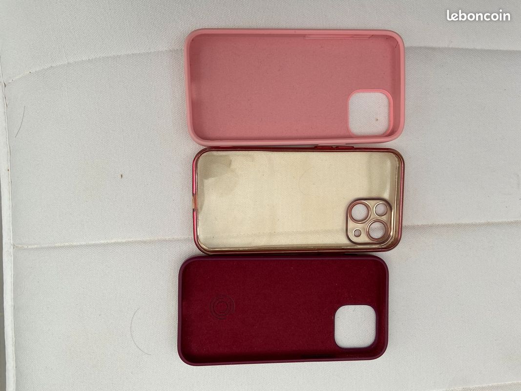 Lot de 3 Coques iPhone 13 MINI (image 2)
