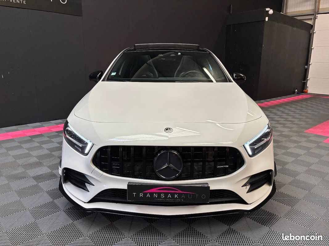 Mercedes classe a 35 amg 7g-dct / pack aéro / baquet / burmester / 2 pneus neufs (image 2)