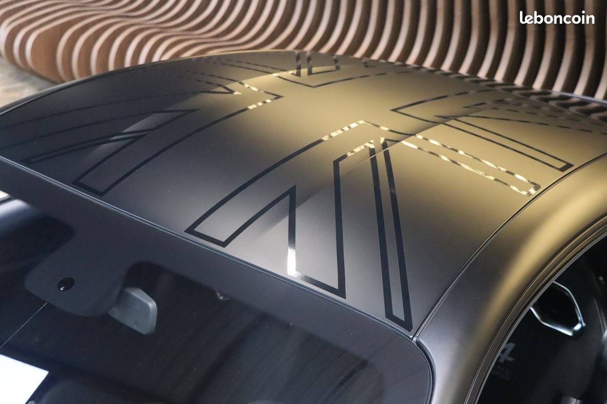 Alpine A110S Enstone Édition 053/300 - Stripping de toit “Union Jack noir” - Peinture Gris Tonnerre Mats - Pack rangement (image 9)