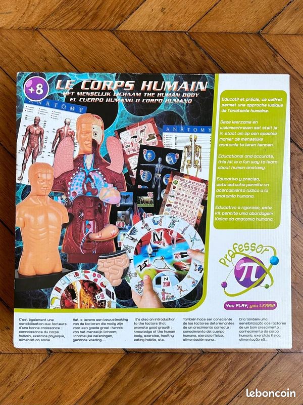Neuf Le corps humain - Coffret Anatomie découverte/ professor pi (image 1)