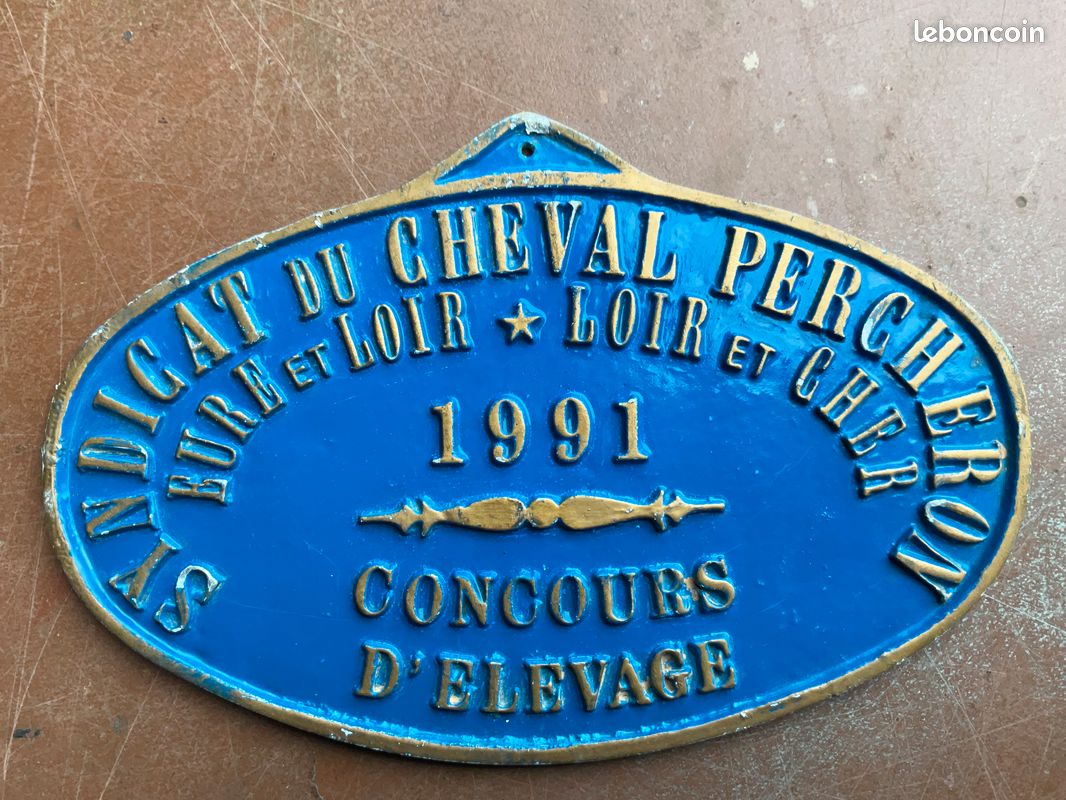 b>CHEVAUX</b> <b>PLAQUE</b> <b>CONCOURS</b> <b>HIPPIQUE</b> <b>9éme</b> <b>Prix</b> <b>Général</b> <b>Louchet</b