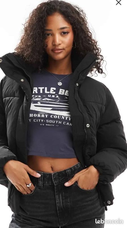 Doudoune Hiver Veste Hiver pour femme Pull and Bear Vêtements