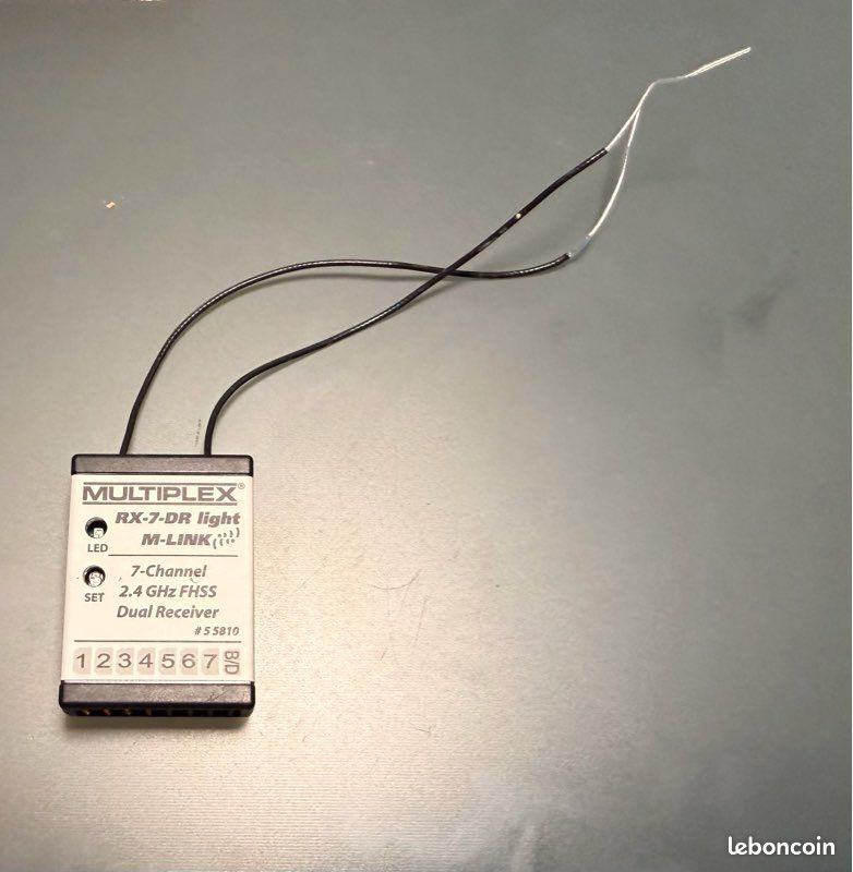 Hitec RCD Récepteur Optima 28414 7-7 canaux RX 2,4 GHz