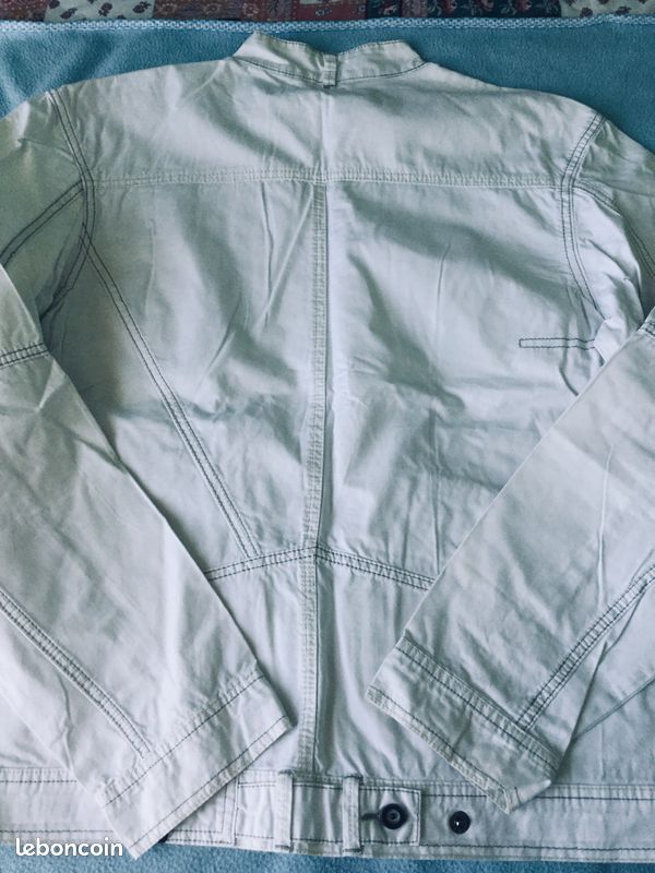 Blouson homme en toile taille S (image 2)