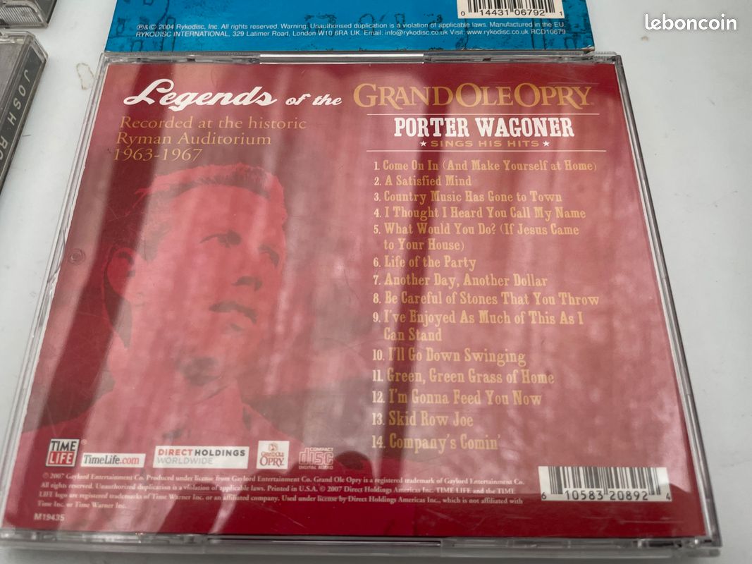 Lot de 6 CD Country / Folk ; Josh Rouse, Porter Wagoner,.... (image 4)