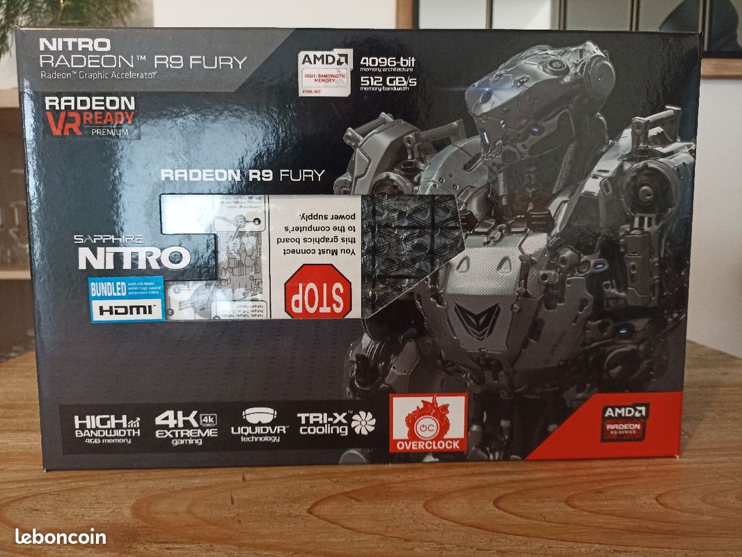 Amd r9 fury sapphire nitro tri-x Ordinateurs