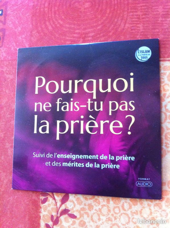 CD : Pourquoi ne fais-tu pas la prière. Durée : 78 minutes (image 1)
