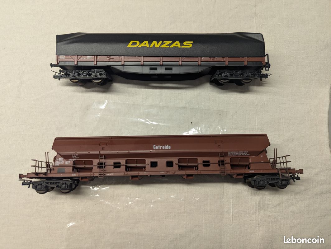 VB Maquette HO – Wagon Plat à Essieux Pour Transport De Câbles – France