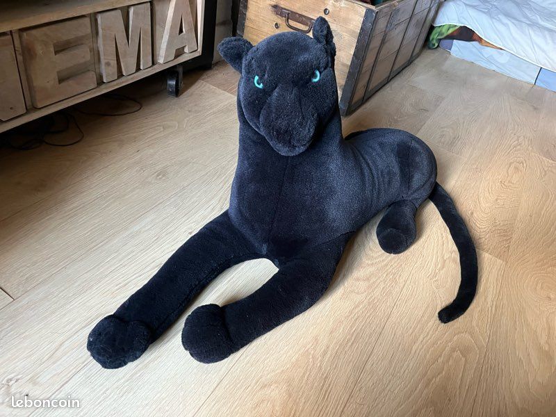 Peluche panthère noire géante Jeux Jouets