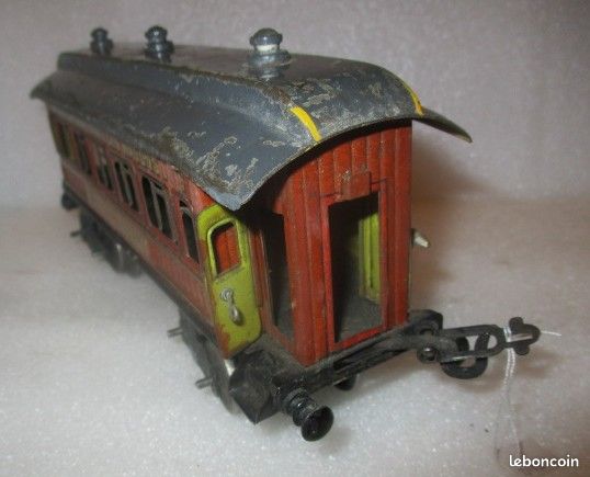 BING REISEZUG RESTAURANT Wagen In 1 Blech 34 Cm Seltene Version Für BING REISEZUG RESTAURANT Wagen In 1 Blech 34 Cm Seltene Version Für
