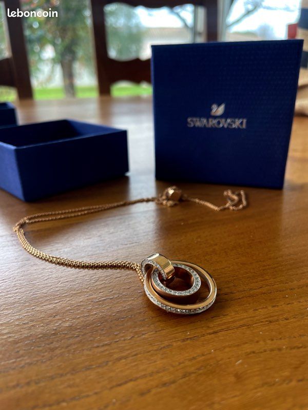 Coffret Bijoux Alfani – Collier Et Boucles D'Oreilles Clous Pavé Cristal – Plaqué Or – Neuf Avec Étiquettes