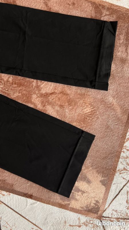Pantalon à pinces grossesse noir (image 3)