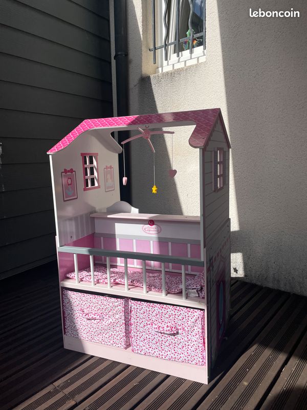 Maison pour poupées nursery cerise et capucine (image 6)