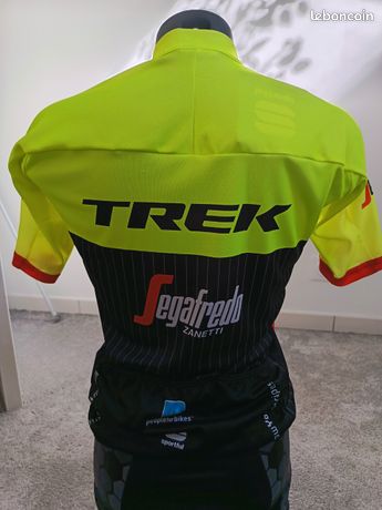 Maillot Cycliste Sportful Trek Segafredo Homme Taille M - Neuf Avec Étiquettes - Manches Courtes