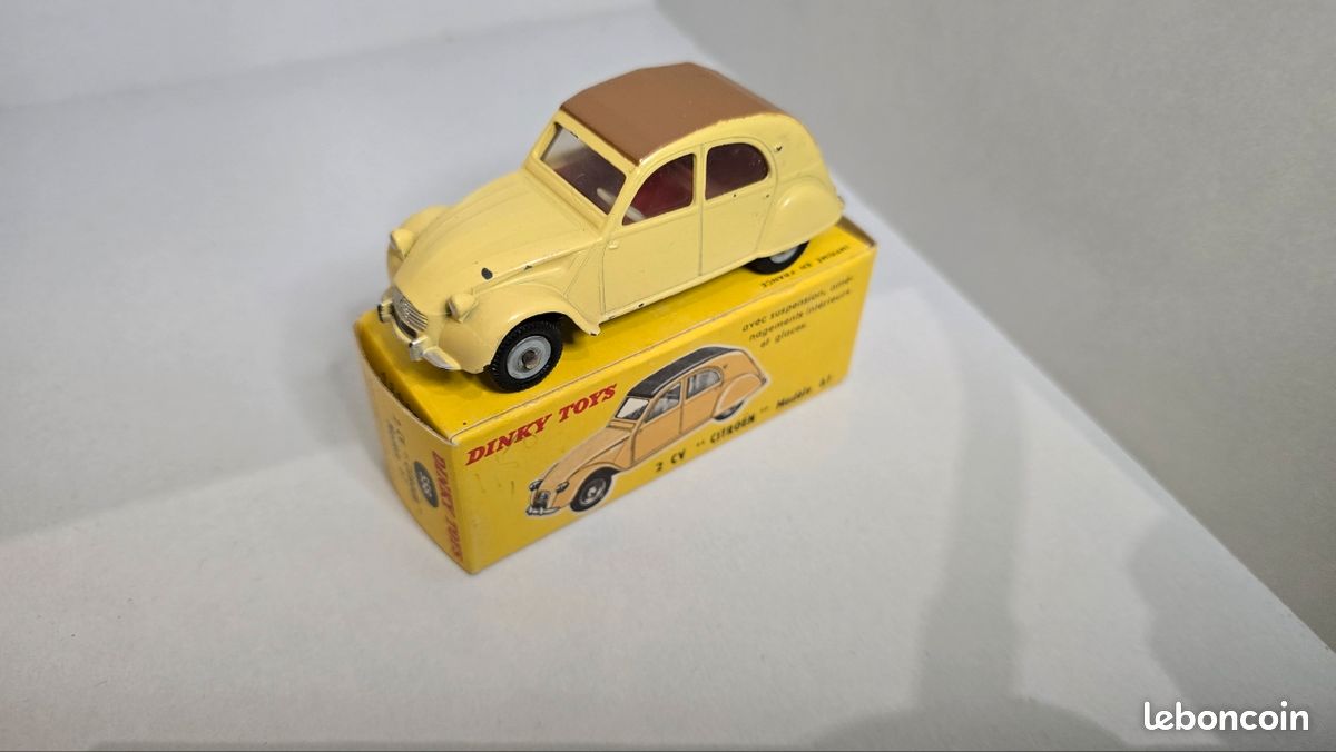 Dinky toys réf 558 2 CV Citroën Modèle 61 avec boite d'origine - Collection