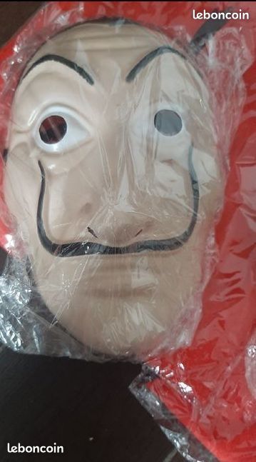 Costume et masque de la série Casa de Papel neuf taille L (image 2)
