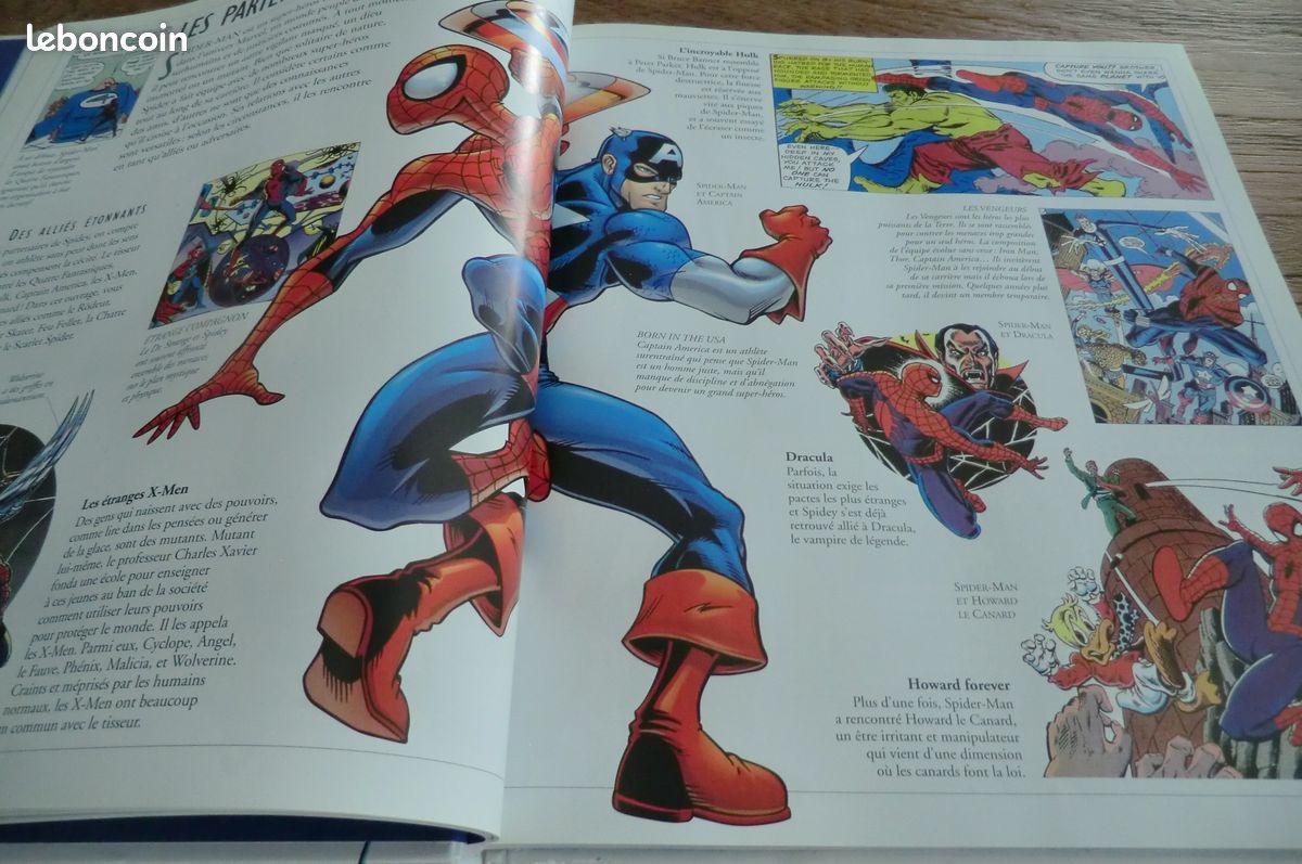 Gros album bd comics spiderman l 'encyclopédie de l 'araignée preface de stan lee (image 4)