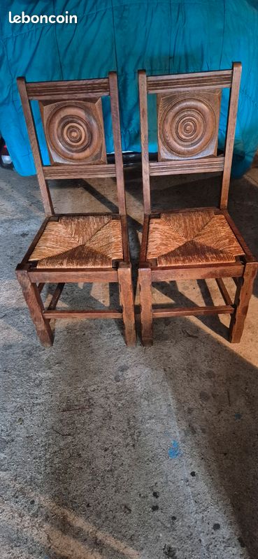 2 Chaises en chêne (image 1)
