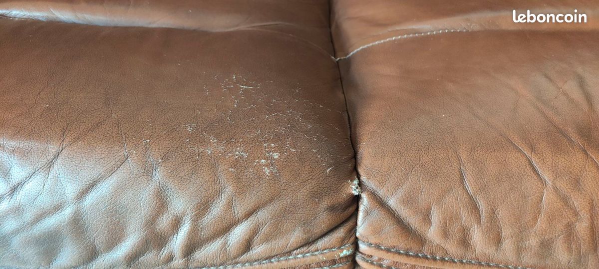 Fauteuil cuir "havane" (image 5)