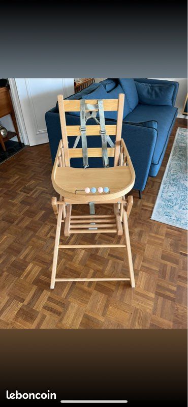 Chaise haute pliante Combelle (image 1)