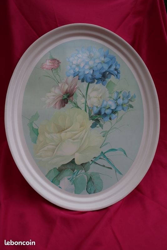 Grand plateau ovale 61x49 cm (image 1)