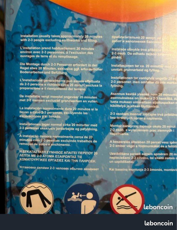 Piscine hors sol pour enfants Pro UV Careful neuf 100 (image 9)