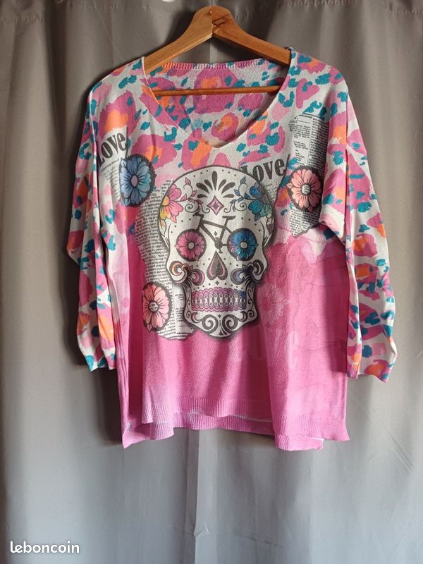 Pull "Tête de mort " (image 1)