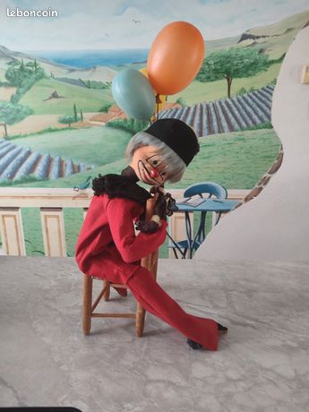 Clown de cirque avec ballons, grand modèle &gt