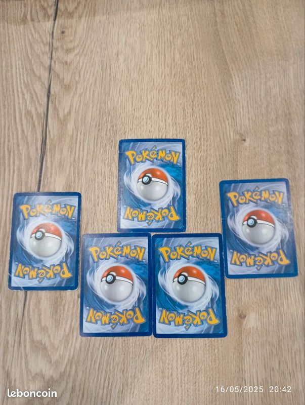 5 cartes Pokémon française (image 2)