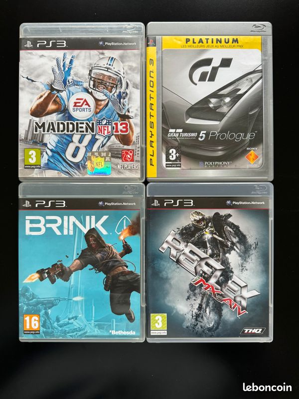 Lot De 12 Jeux PS3 – Dont Uncharted 3, état Bon, Avec Boîtiers