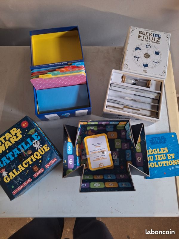 Lot de 3 jeux d’ambiance / quiz / culture geek – Excellent état (image 2)