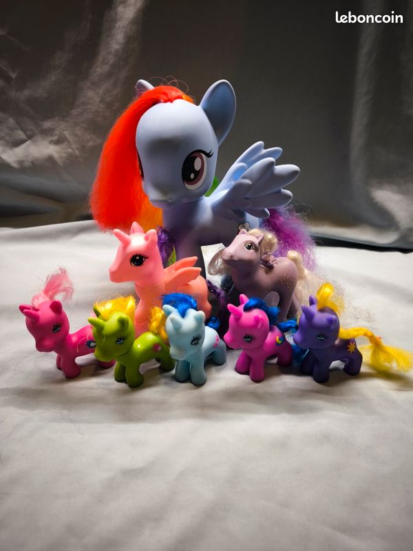 Lot de 8 poneys my little poney (image 1)