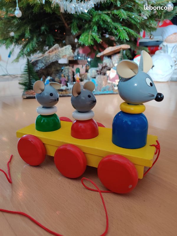 Jouet en bois pour les petits /souris Janod/ KALH (image 1)
