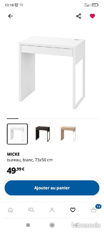 Cherche meuble Ikea Alex ou lack blanc (image 4)
