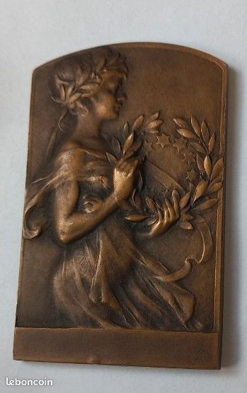 Frédéric De Vernon Broche Art Nouveau Ancienne Gallia Argent Massif Signée - France
